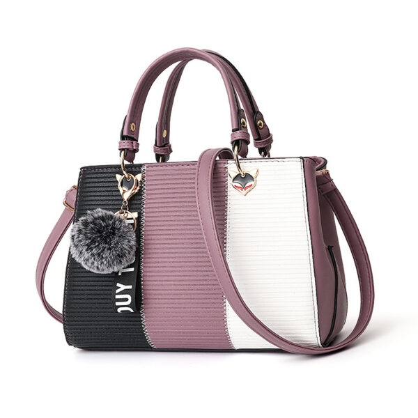 Bolso de Mano para Mujeres con Adornos de Pelusa - Imagen 6