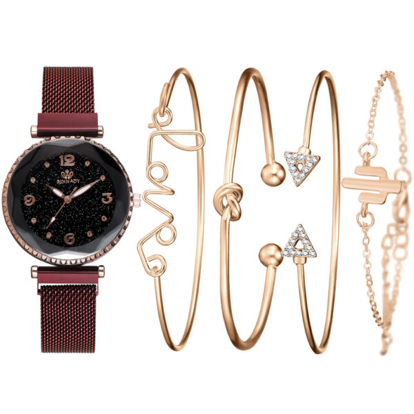 Relojes para Mujer con Hebilla Magnética de Cielo Estrellado - Imagen 6