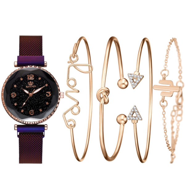 Relojes para Mujer con Hebilla Magnética de Cielo Estrellado - Imagen 3