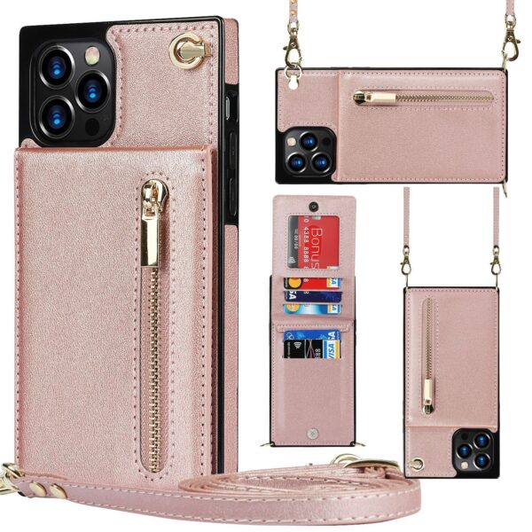 Funda para Teléfono con Cremallera Crossbody - Imagen 8