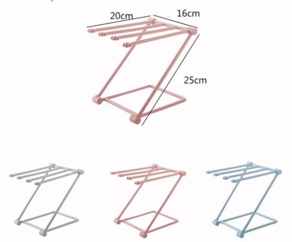 Estante de Paño Plegable y Organizador de Accesorios de Cocina - Imagen 9