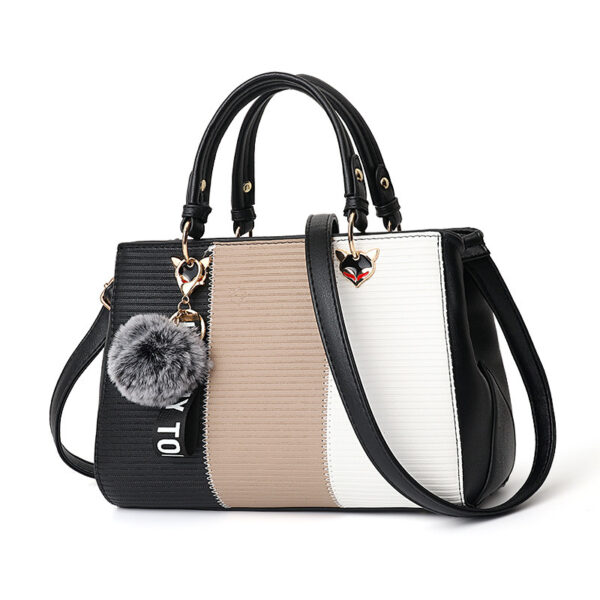 Bolso de Mano para Mujeres con Adornos de Pelusa - Imagen 9