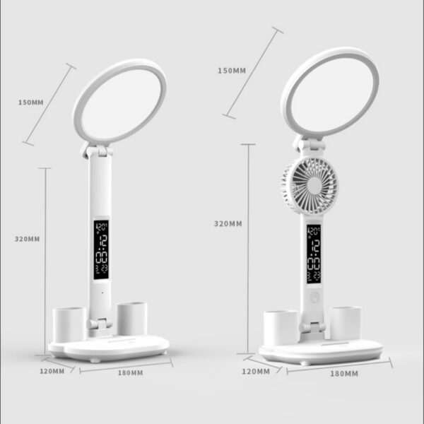 Lámpara de Mesa LED con Reloj - Imagen 5