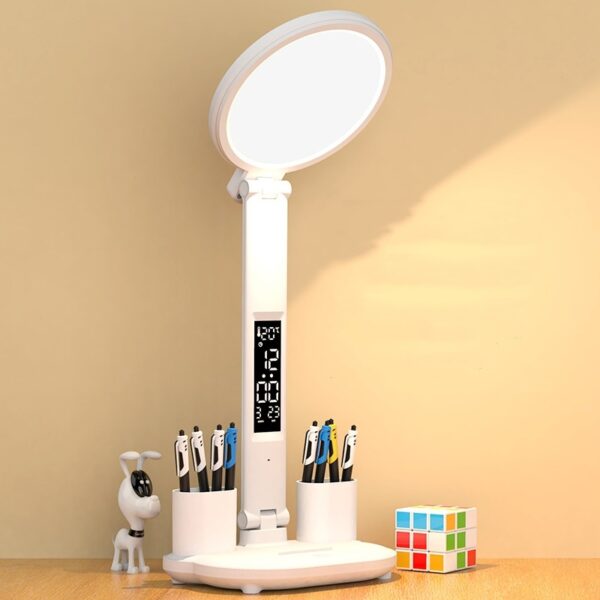 Lámpara de Mesa LED con Reloj - Imagen 2