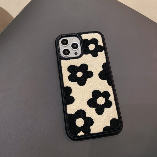 Funda para Teléfono con Flores de Felpa - Imagen 6