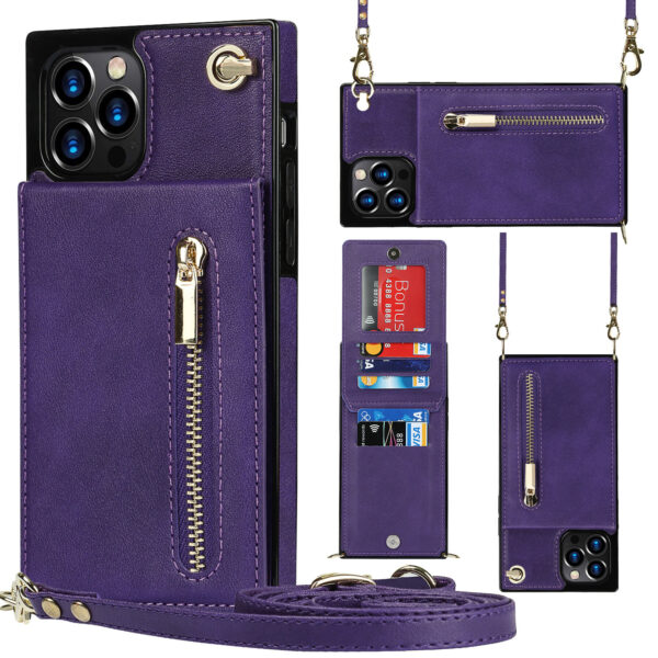 Funda para Teléfono con Cremallera Crossbody - Imagen 6