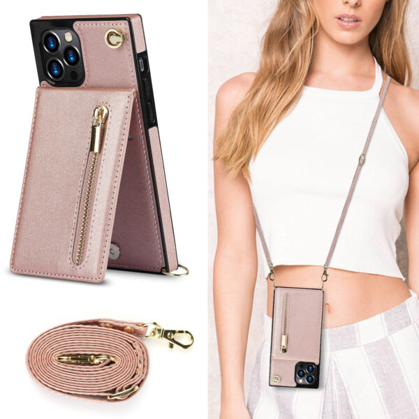 Funda para Teléfono con Cremallera Crossbody