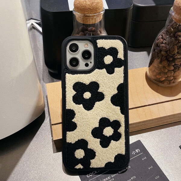 Funda para Teléfono con Flores de Felpa - Imagen 10