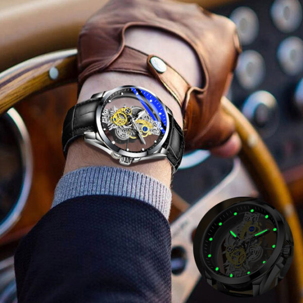 Reloj de Hombre Esqueleto Automático - Imagen 3