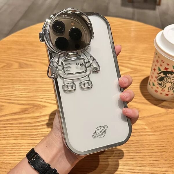 Funda de Teléfono con Soporte de Cámara de Astronauta Brillante - Imagen 10