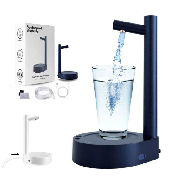 Desk Dispenser Electric Water Gallon Automatic Water Bottle Dispenser Rechargeable Water Dispenser - Imagen 4