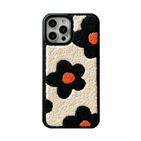 Funda para Teléfono con Flores de Felpa - Imagen 9